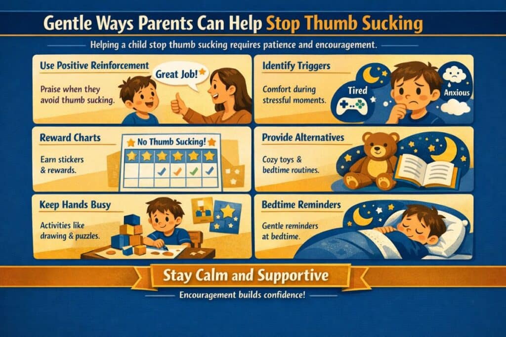 Gentle Ways Parents Can Help Stop Thumb Sucking