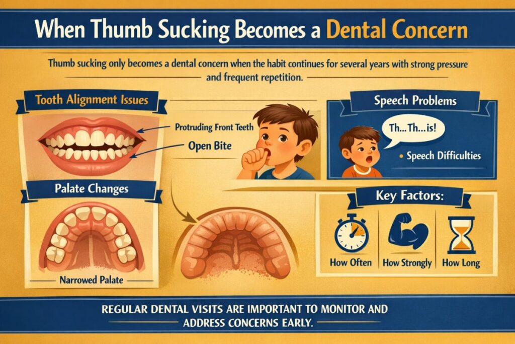 When Thumb Sucking Becomes a Dental Concern