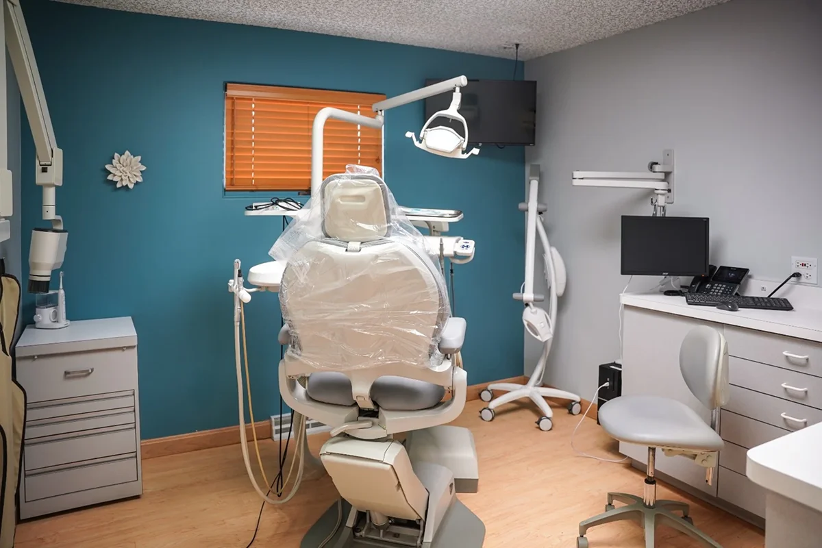 Dental Chair at Northeast Family Dental Care office in Elgin