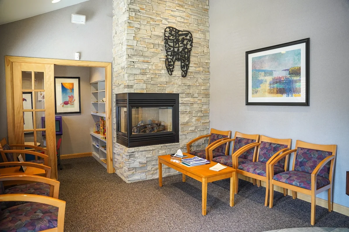 Reception area at Northeast Family Dental Care